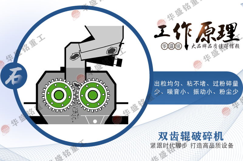 瀝(li)青塊(kuai)雙(shuang)齒(chi)輥破(po)碎(sui)機工(gong)作(zuo)原(yuan)理
